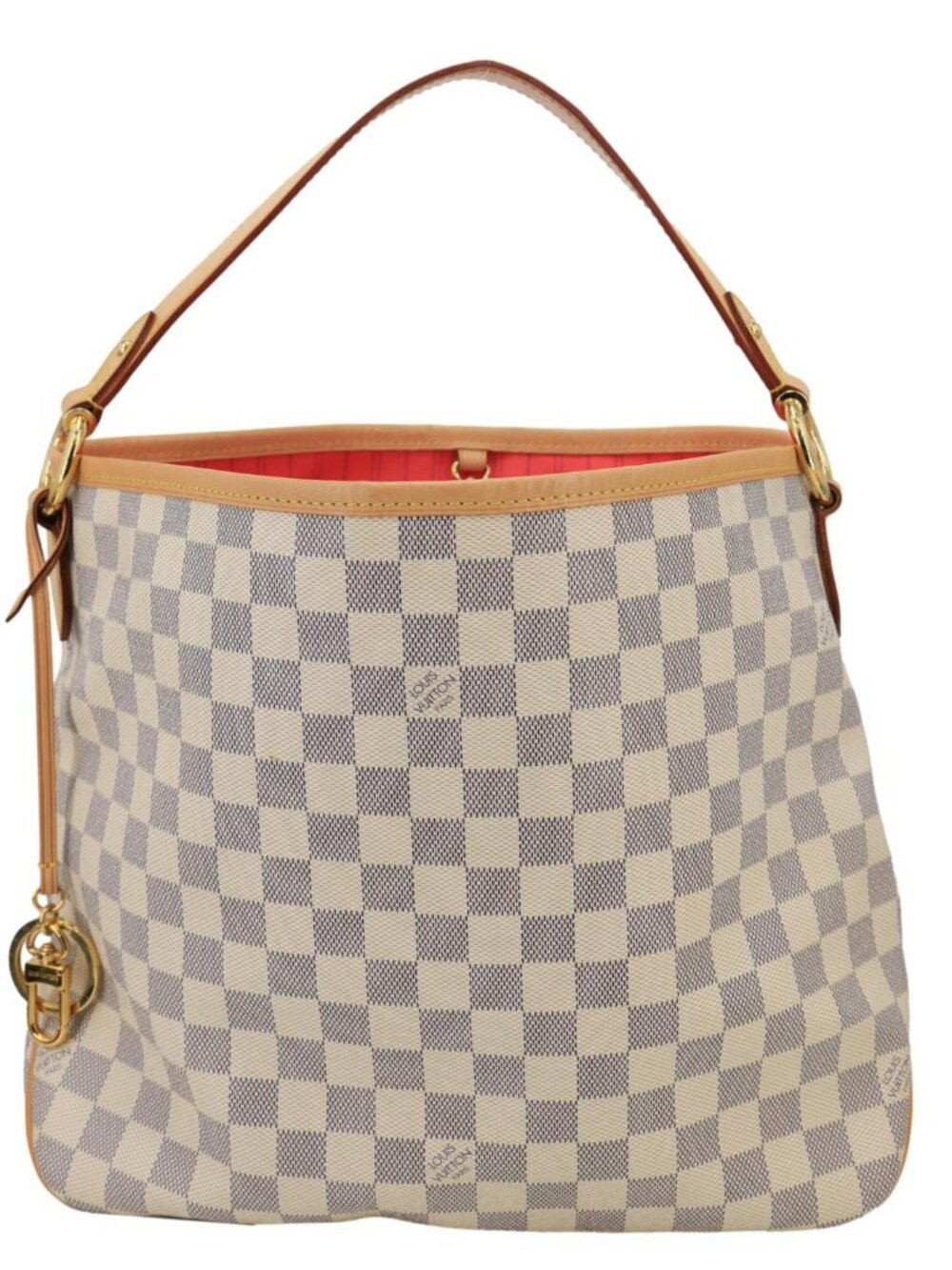 Louis Vuitton  Delightful NM PM Damier Azur Hobo Shoulder Bag White